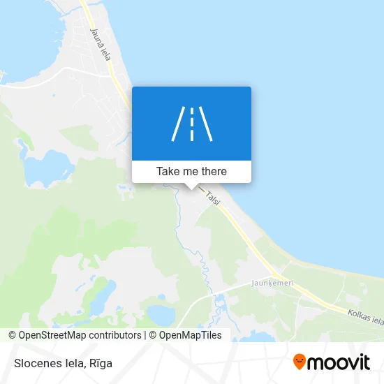 Slocenes Iela map