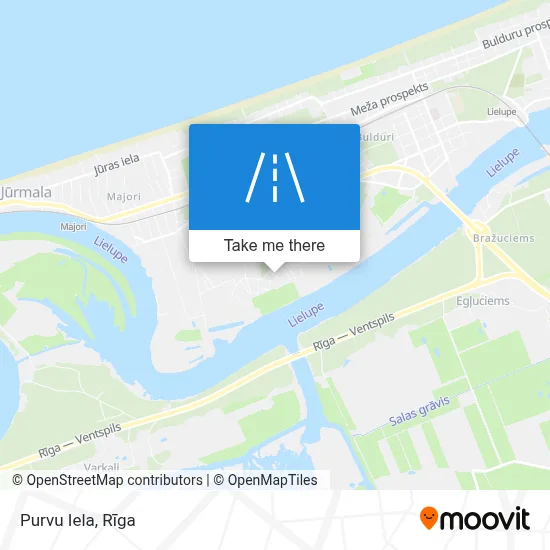 Purvu Iela map