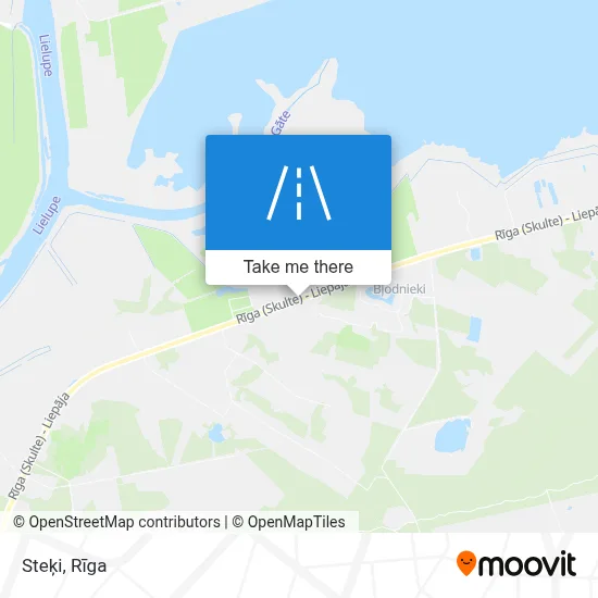 Steķi map