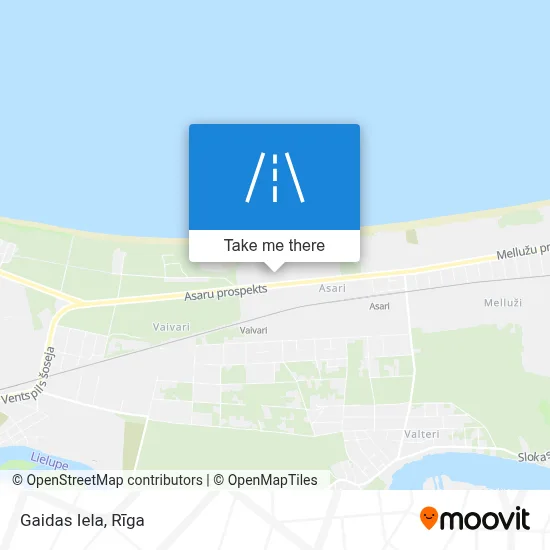 Gaidas Iela map