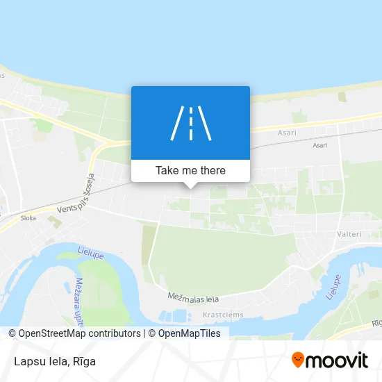 Lapsu Iela map