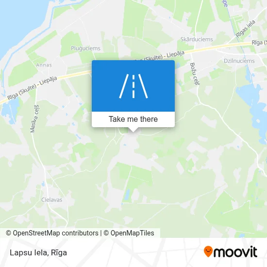 Lapsu Iela map