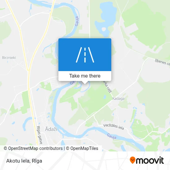Akotu Iela map