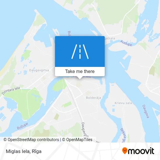 Miglas Iela map
