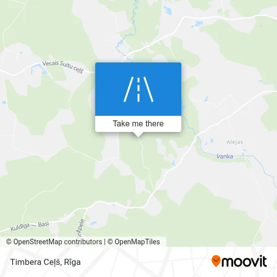 Timbera Ceļš map