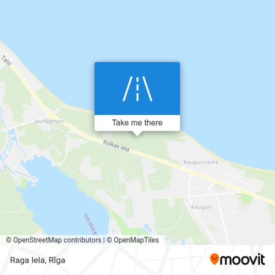 Raga Iela map