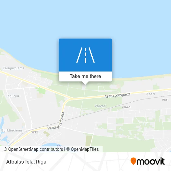 Atbalss Iela map
