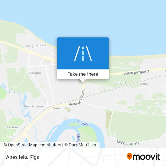 Apes Iela map
