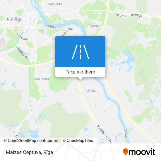Maizes Ceptuve map
