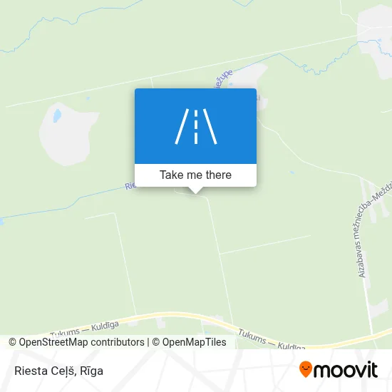 Riesta Ceļš map