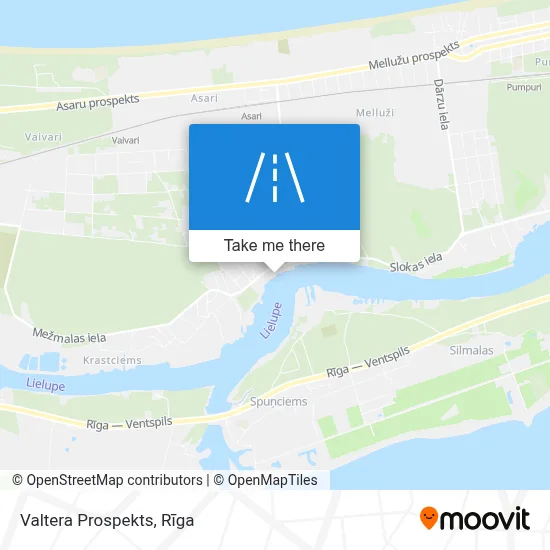 Valtera Prospekts map
