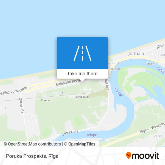 Poruka Prospekts map