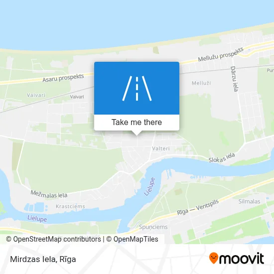 Mirdzas Iela map