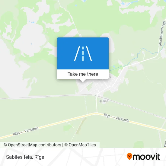 Sabiles Iela map