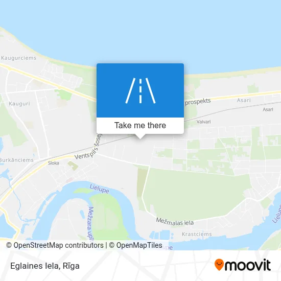 Eglaines Iela map
