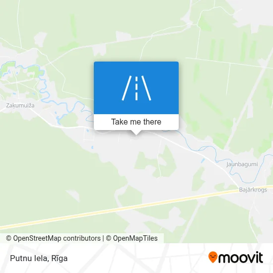 Putnu Iela map