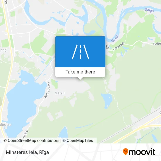 Minsteres Iela map