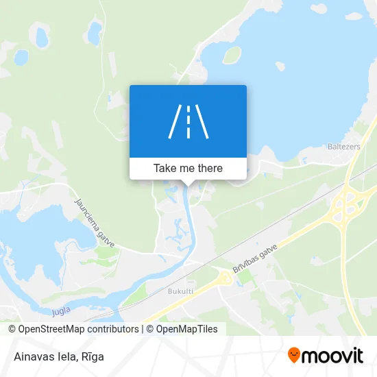 Ainavas Iela map