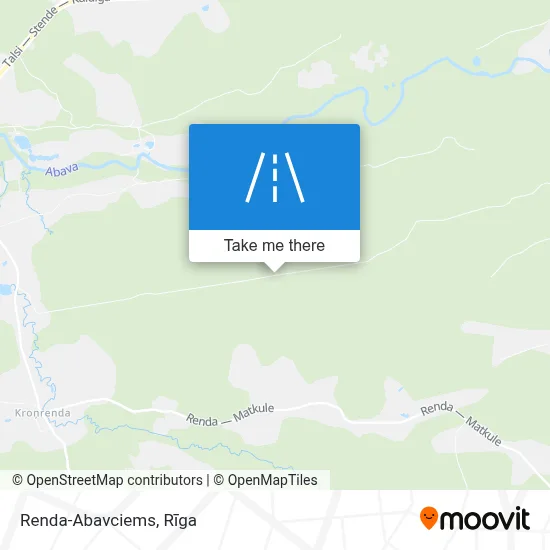 Renda-Abavciems map
