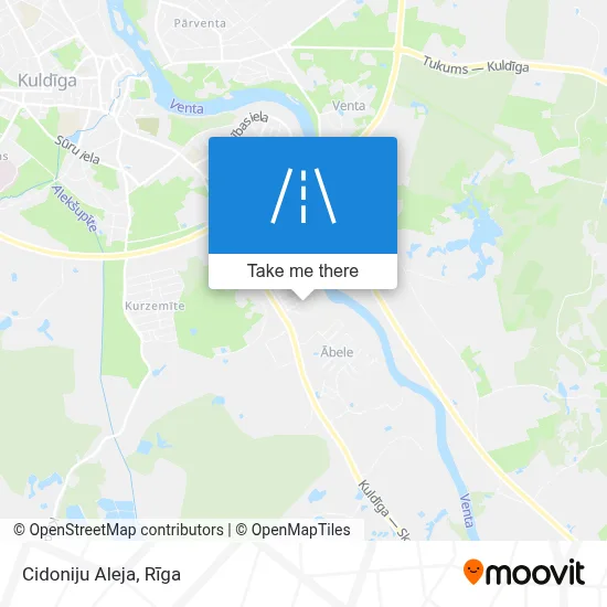 Cidoniju Aleja map