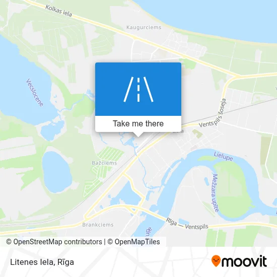 Litenes Iela map