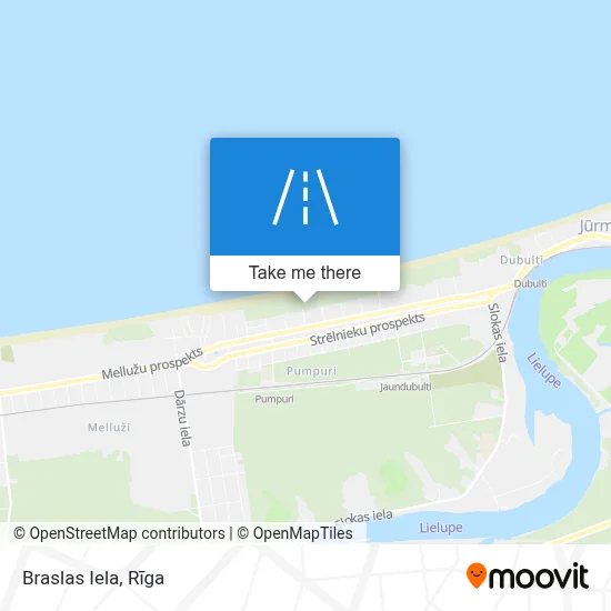 Braslas Iela map