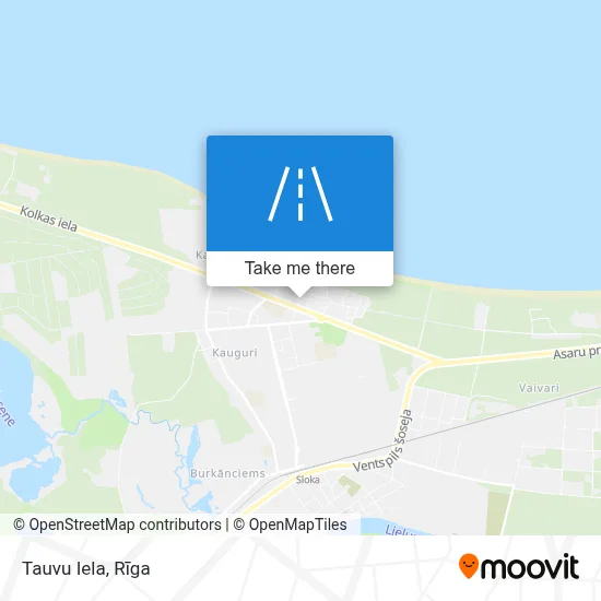 Tauvu Iela map