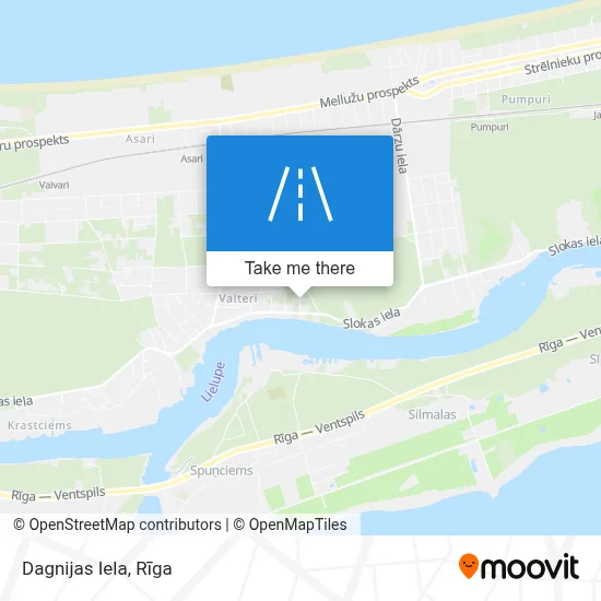 Dagnijas Iela map