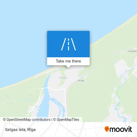 Selgas Iela map