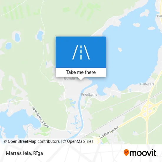 Martas Iela map