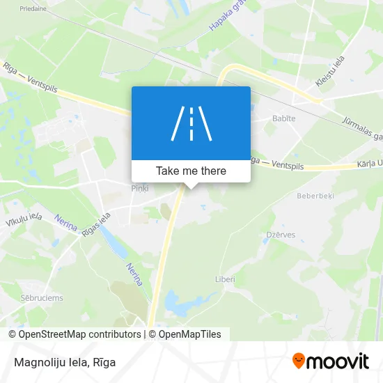 Magnoliju Iela map