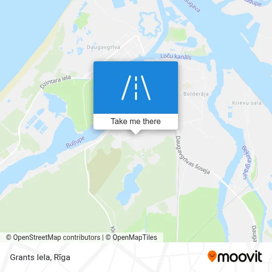 Grants Iela map