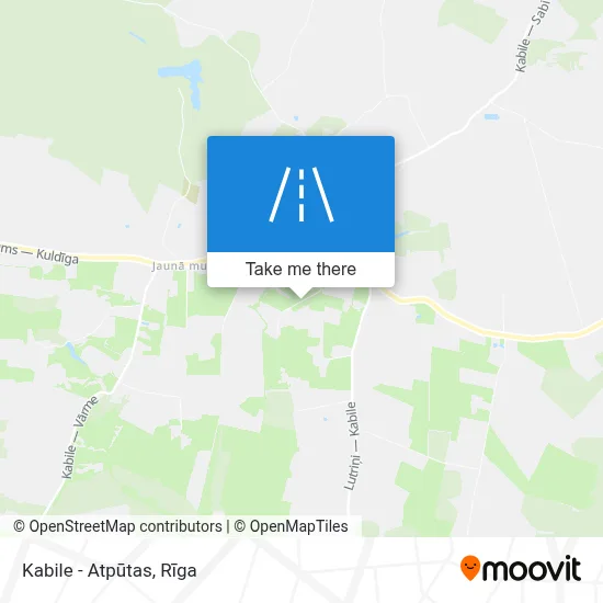 Kabile - Atpūtas map
