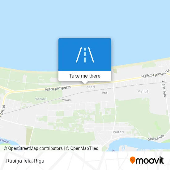 Rūsiņa Iela map