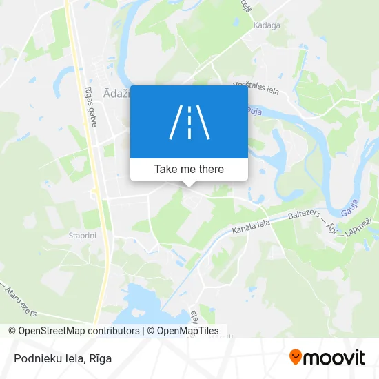 Podnieku Iela map
