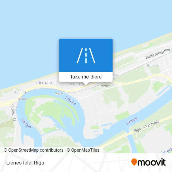 Lienes Iela map