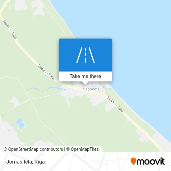 Jomas Iela map