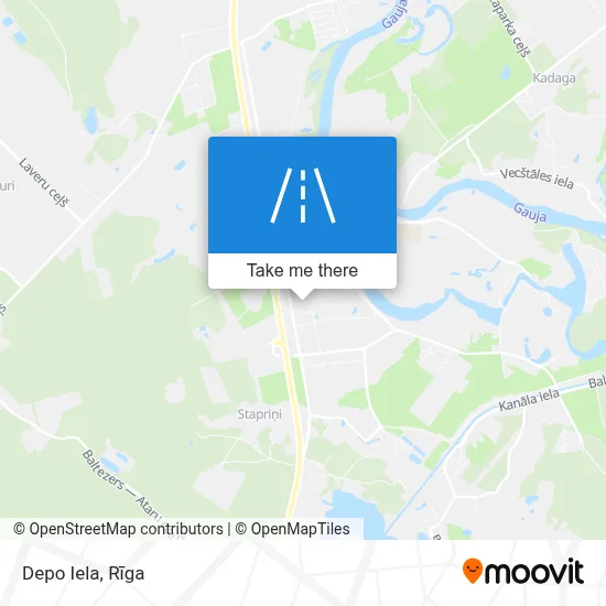 Depo Iela map