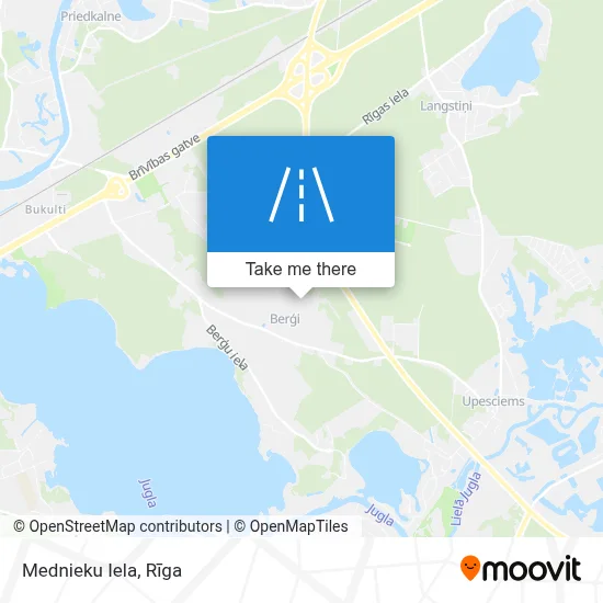Mednieku Iela map