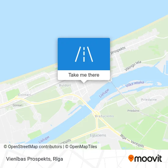 Vienības Prospekts map