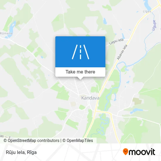 Rūju Iela map