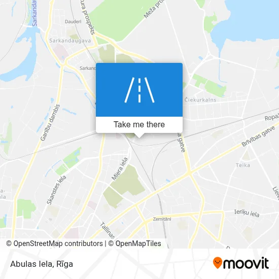 Abulas Iela map