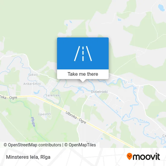 Minsteres Iela map