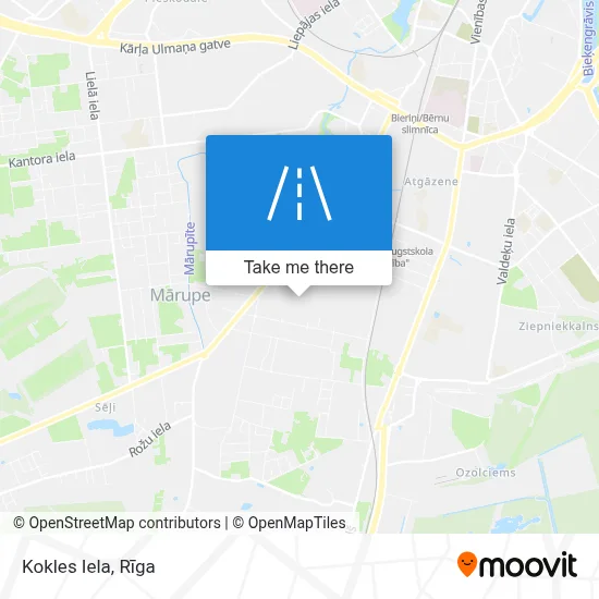 Kokles Iela map