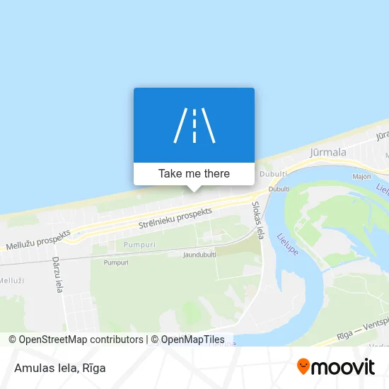 Amulas Iela map