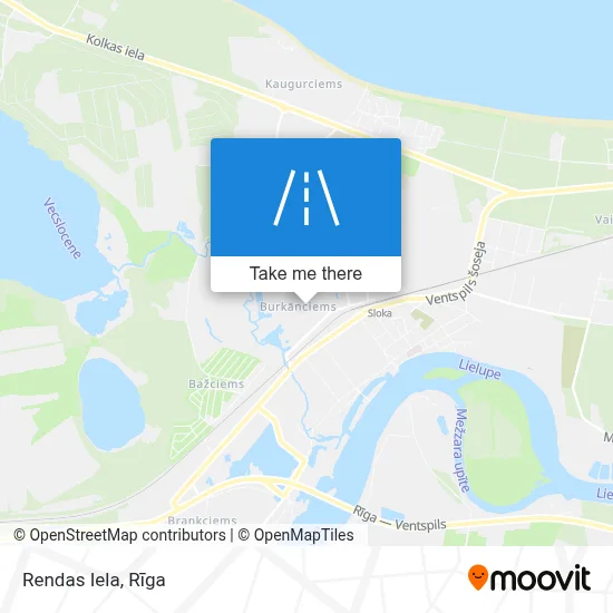 Rendas Iela map