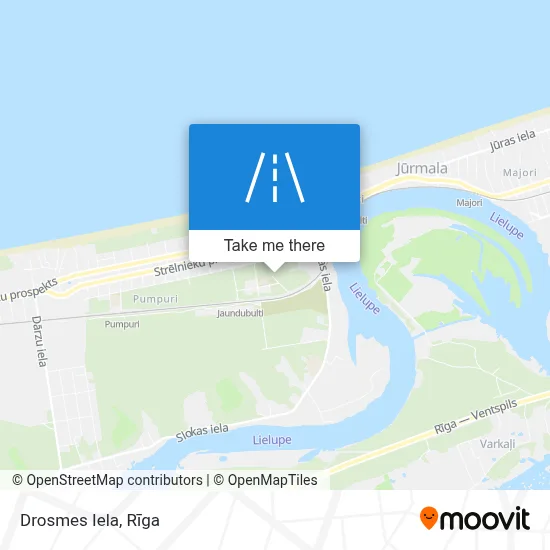 Drosmes Iela map