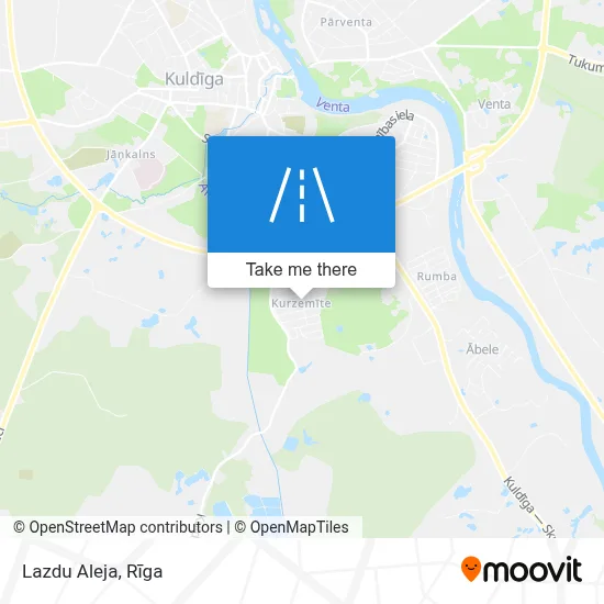 Lazdu Aleja map