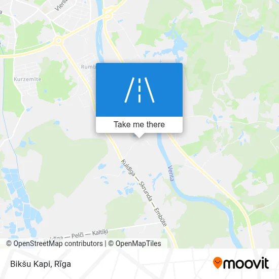 Bikšu Kapi map