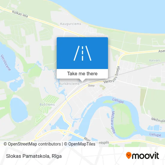 Slokas Pamatskola map